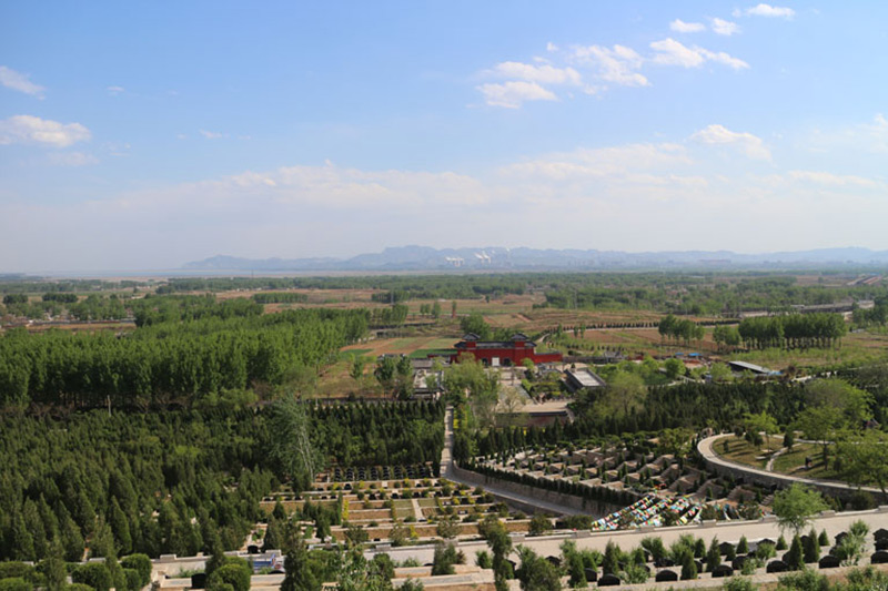 古中山陵园远景图