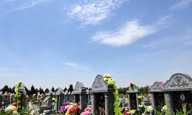 石家庄常山陵园墓区环境图