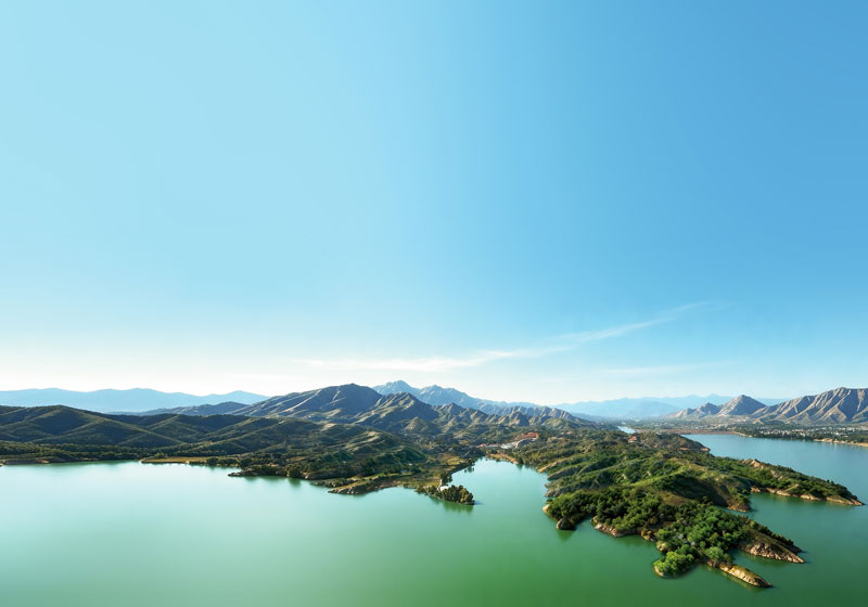 灵寿福泽园背山面水